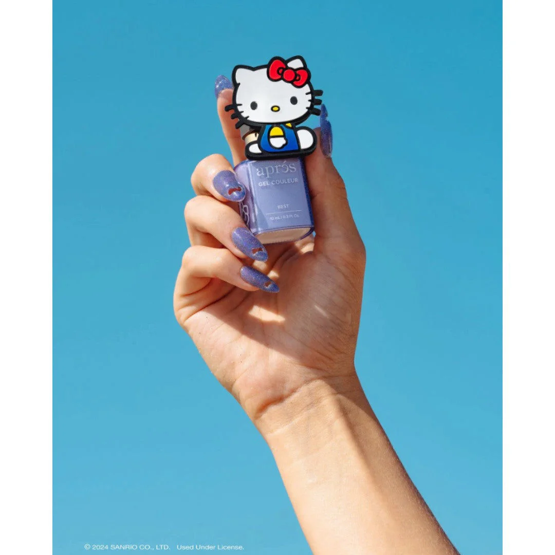 Apres Kitty Flash Glitter Gel Couleur (HEMA-Free) - Best W/ Cap Accessory #5FGHK01PWC - Image 8
