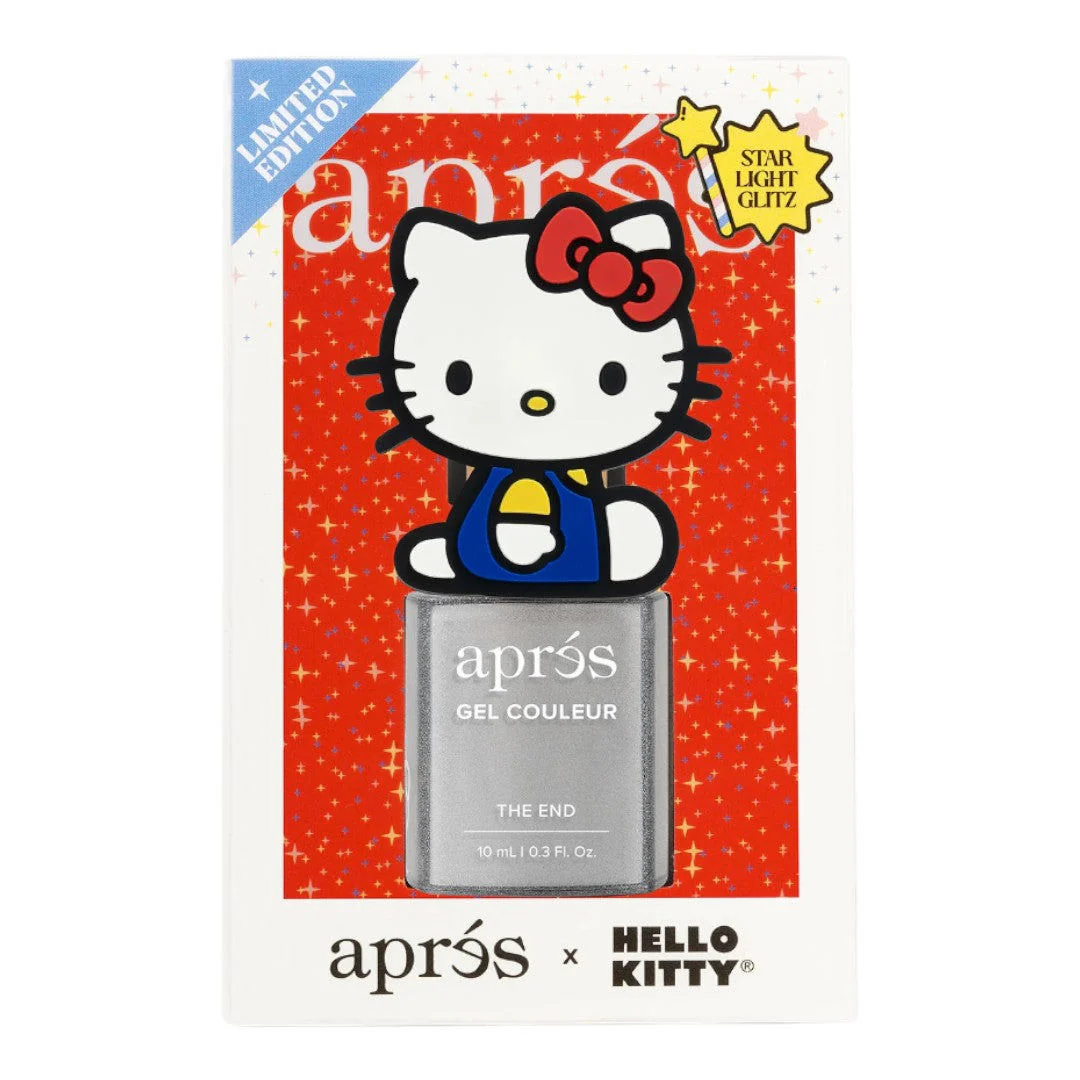 Apres Kitty Flash Glitter Gel Couleur (HEMA-Free) - The End W/ Cap Accessory #5FGHK05SWC