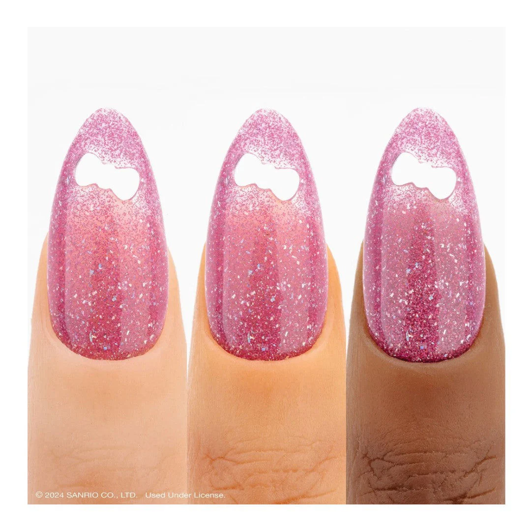 Apres Kuromi Flash Glitter Gel Couleur (HEMA-Free) - Party W/ Cap Accessory #5FGK03MWC - Image 5