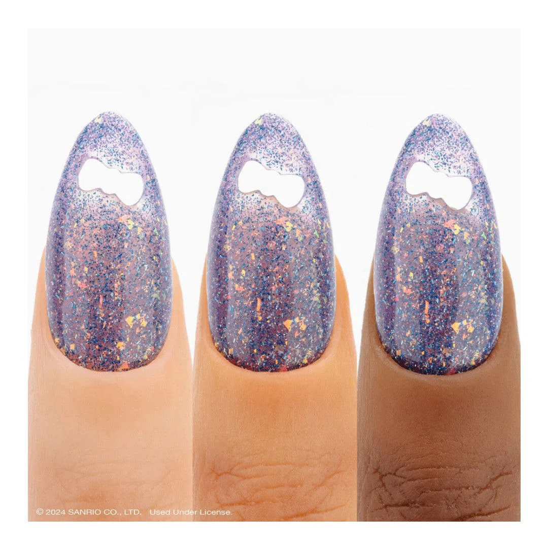 Apres Kuromi Flash Glitter Gel Couleur (HEMA-Free) - Wild W/ Cap Accessory #5FGK01LPWC - Image 5