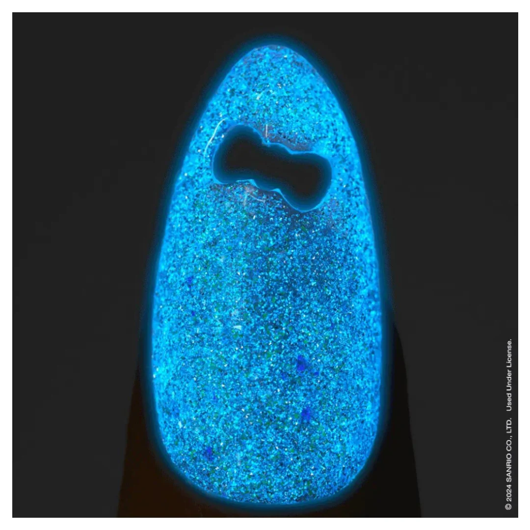 Apres Kuromi Flash Glitter Gel Couleur (HEMA-Free) - Wild W/ Cap Accessory #5FGK01LPWC - Image 7