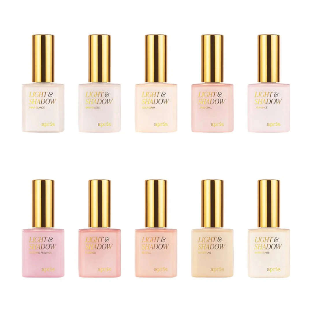 Apres Gel Couleur - Light & Shadow Sheer Collection - Spring 10Pcs