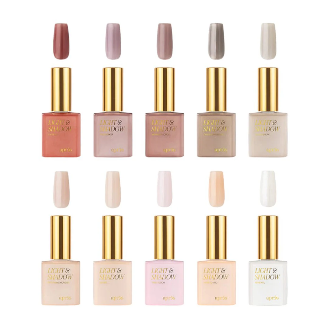 Apres Gel Couleur - Light & Shadow Sheer Collection - Winter 10Pcs - Image 2