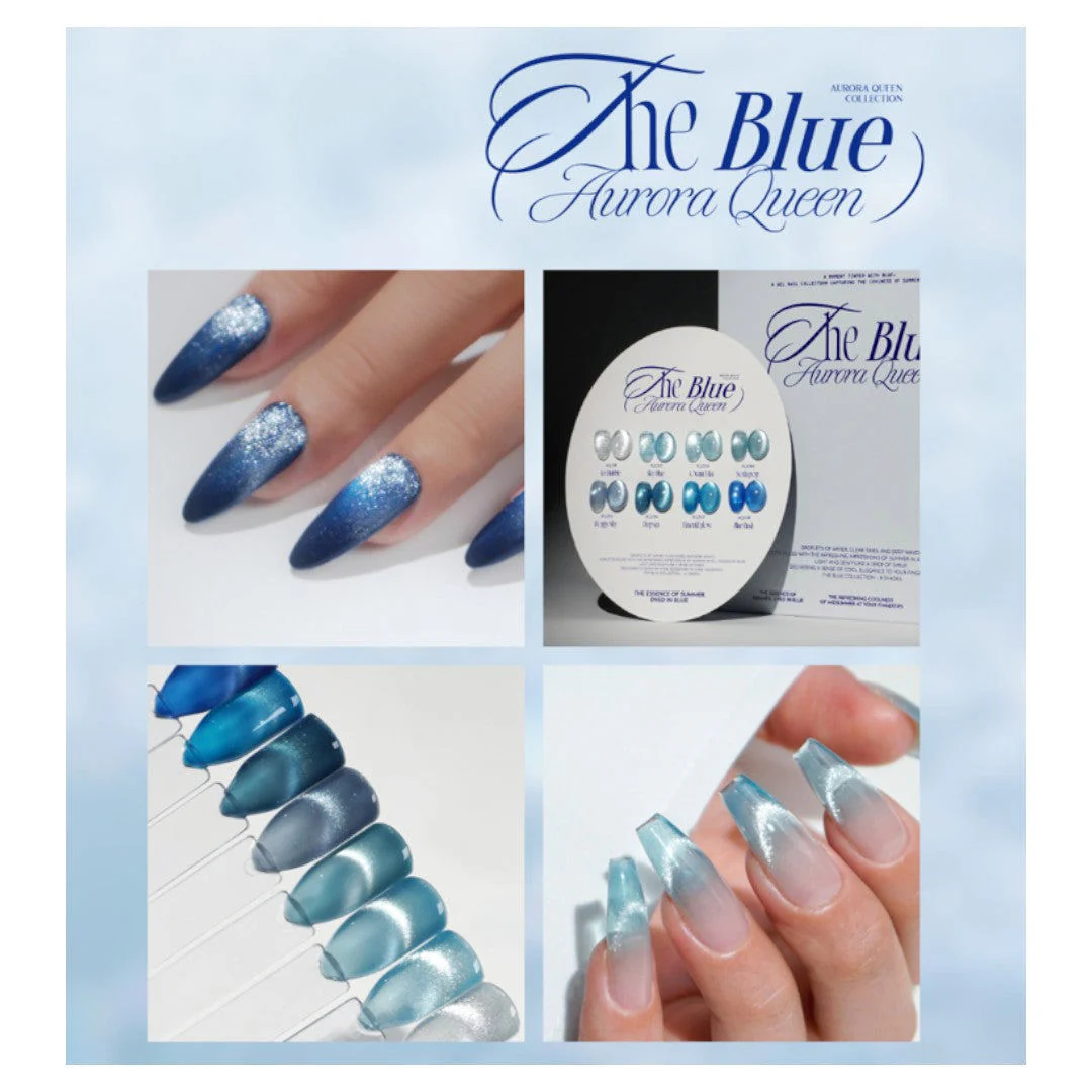 Aurora Queen Cat Eye Gel Polish - Ocean Mist #AQ243 - Image 5