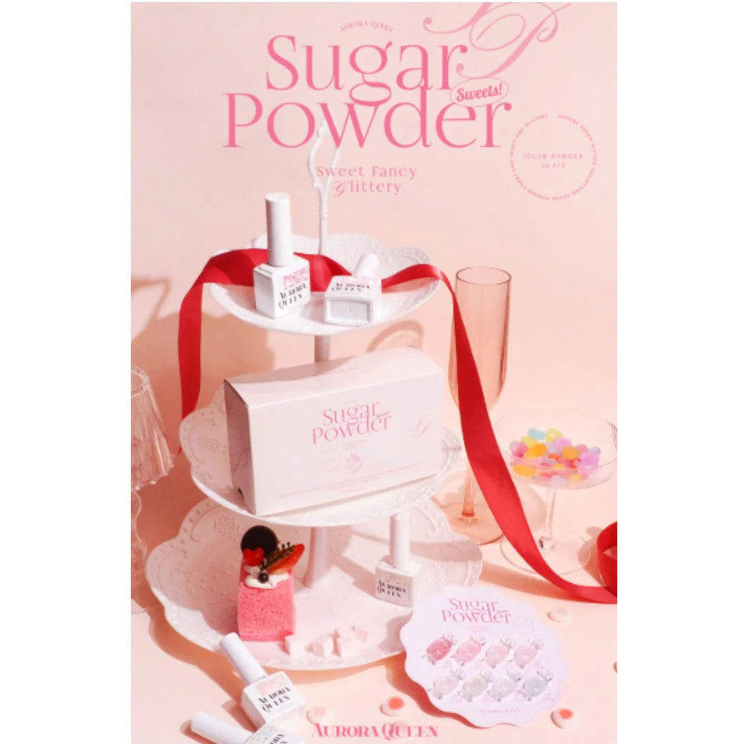 Aurora Queen Gel Polish #AQ201-208 Sugar Powder Collection - Image 3