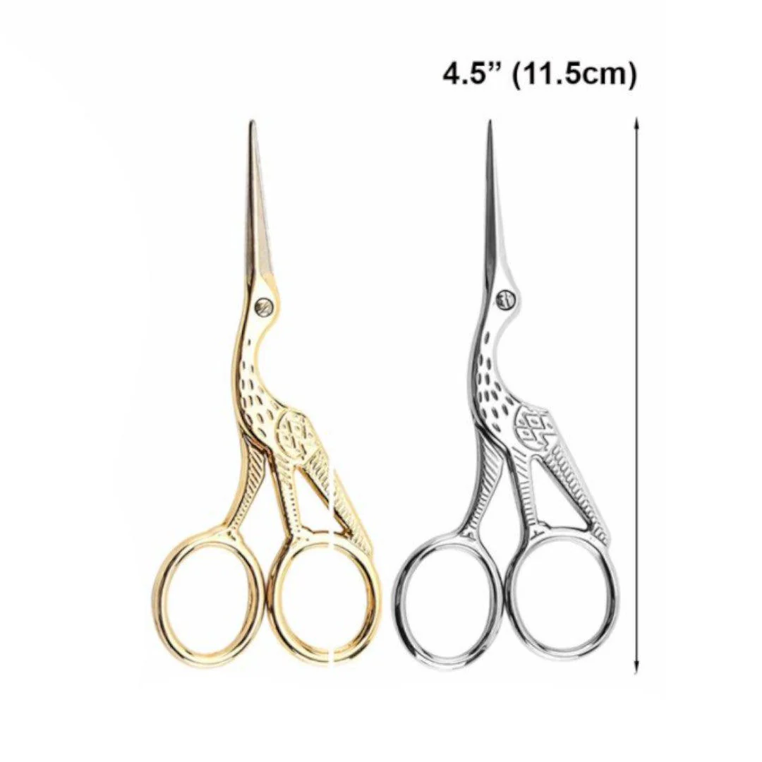 Berkeley Extra-Long Stork Scissors - Silver #SC867SV - Image 4