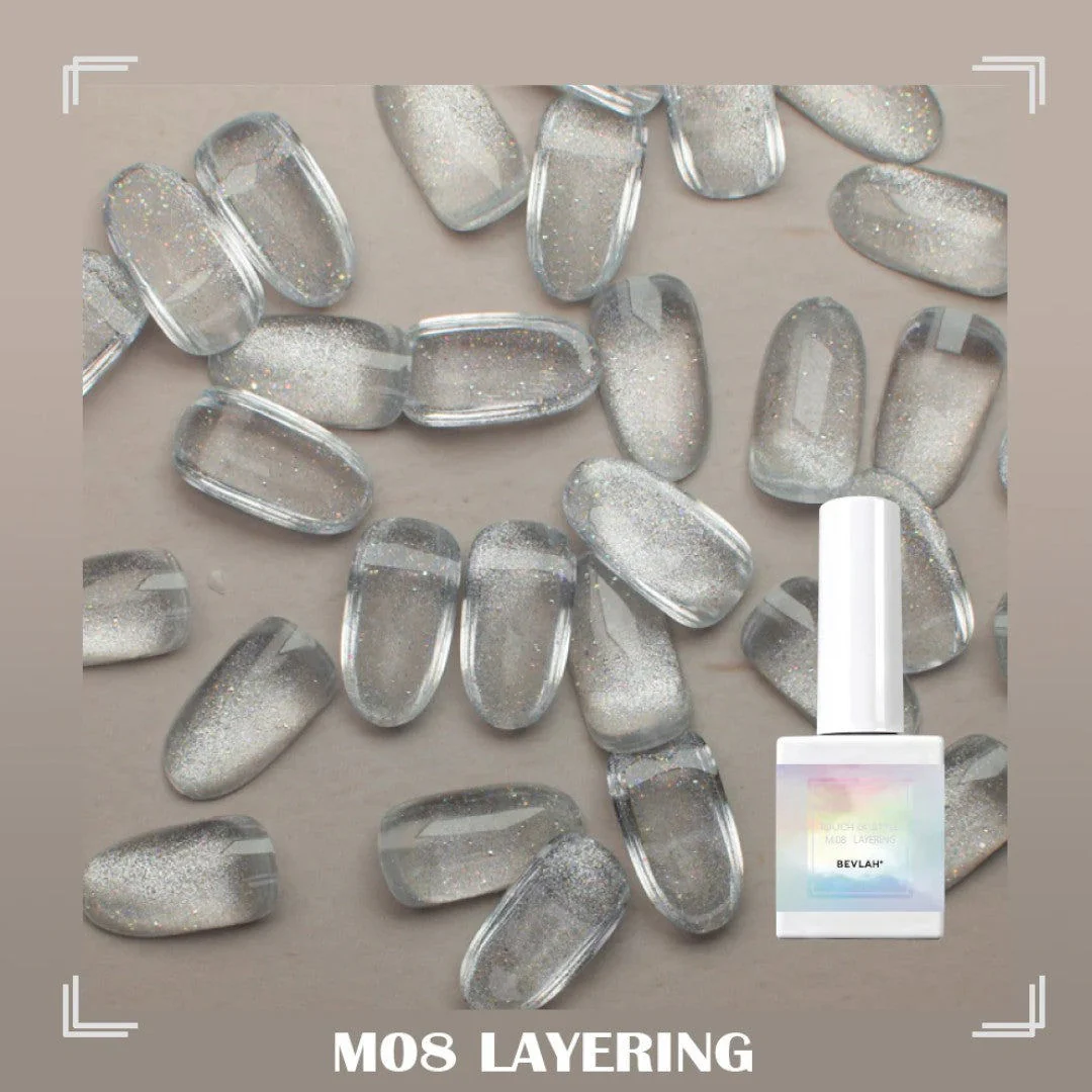Bevlah Cat Eye Gel Polish (HEMA-Free) - Layering #M08 - Image 2