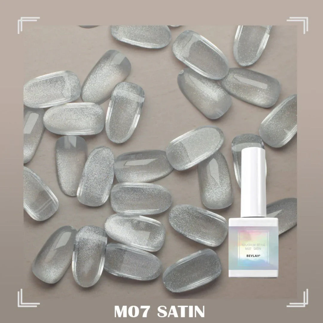 Bevlah Cat Eye Gel Polish (HEMA-Free) - Satin #M07 - Image 2