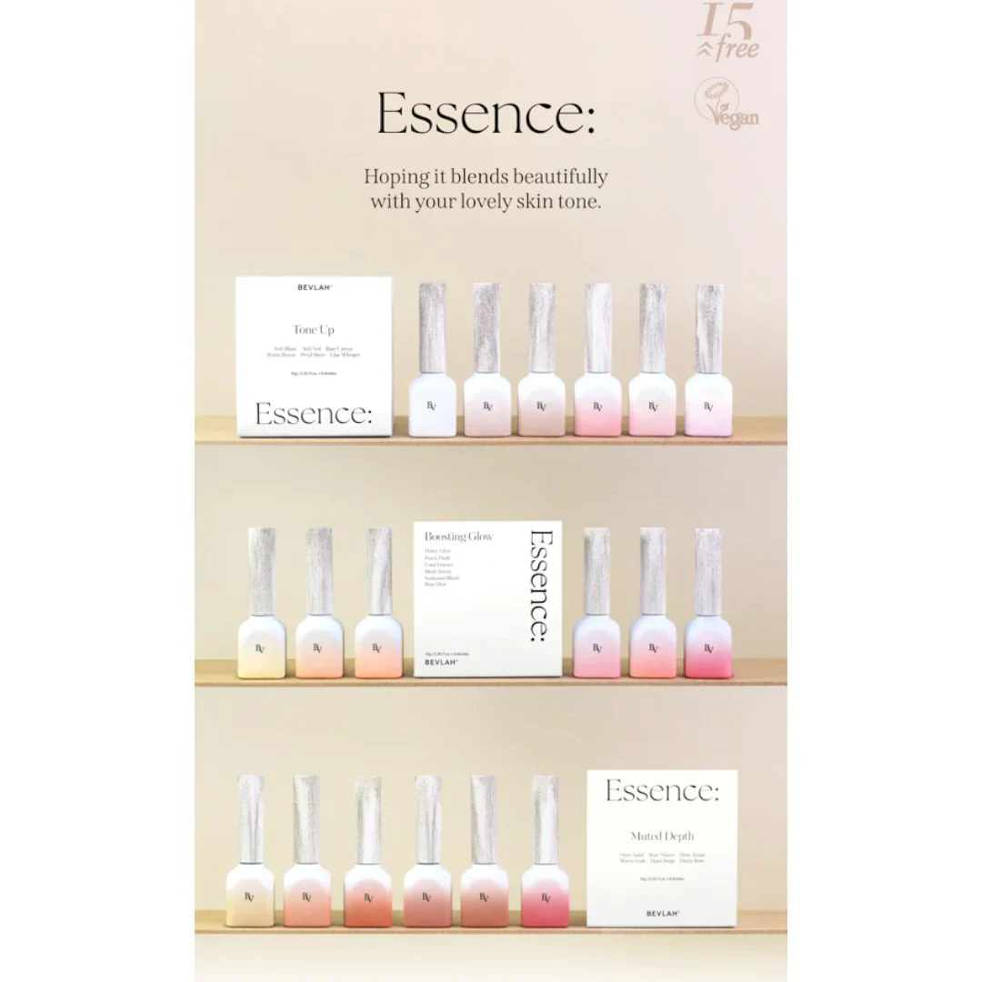 Bevlah Gel Polish (HEMA-Free) - Essence: Collection #BS01-18 (18Pcs) + Free Tip Stand & 2 Chrome Pen - Image 2