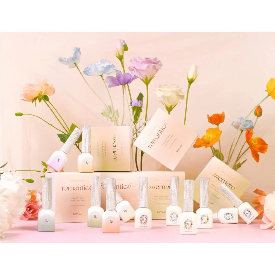 Bevlah Gel Polish - Romantick & Memoro Collection (12Pcs) + Free 6 Mixing Jars - Image 2