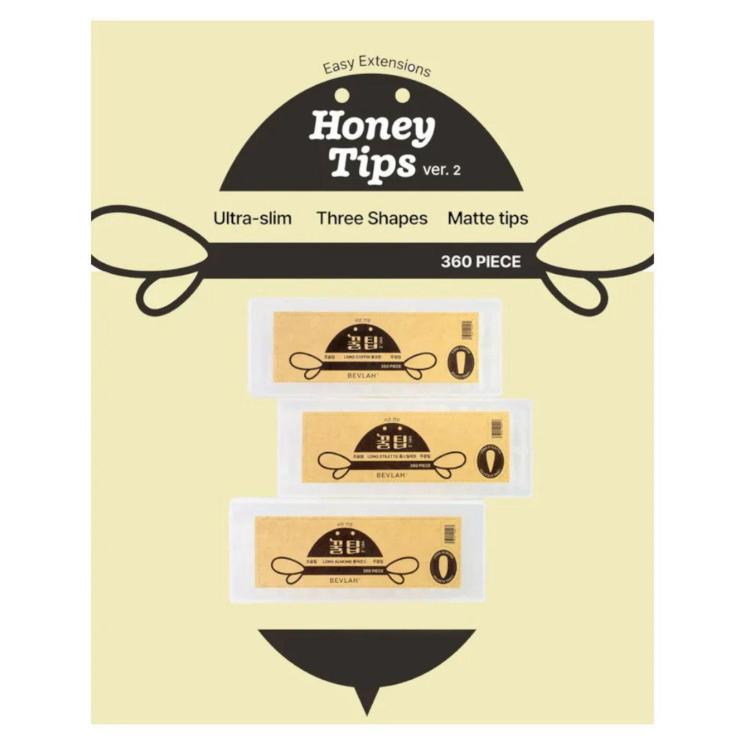 Bevlah Nail Tips Box - Honey Tips Ver.2 (360Pcs) - Image 5
