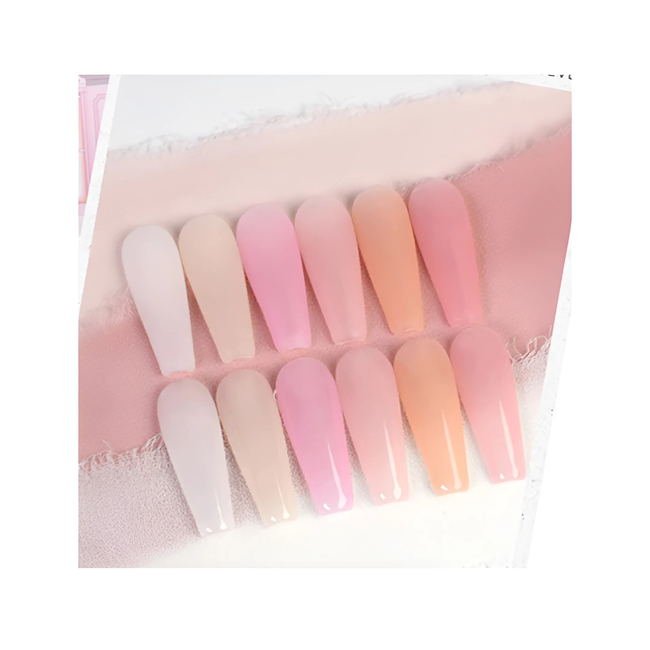 Bevlah Sheer Builder Gel (HEMA-Free) - In My Closet Collection #ES01-06 (6Pcs) - Image 4