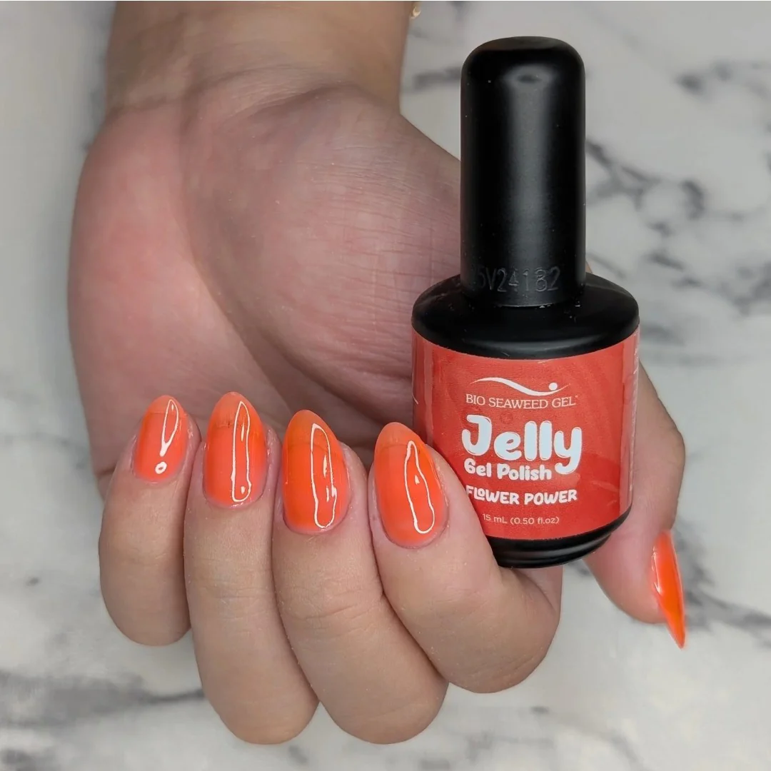 Bio Seaweed Jelly Gel Polish - Flower Powder #J05 - Image 4