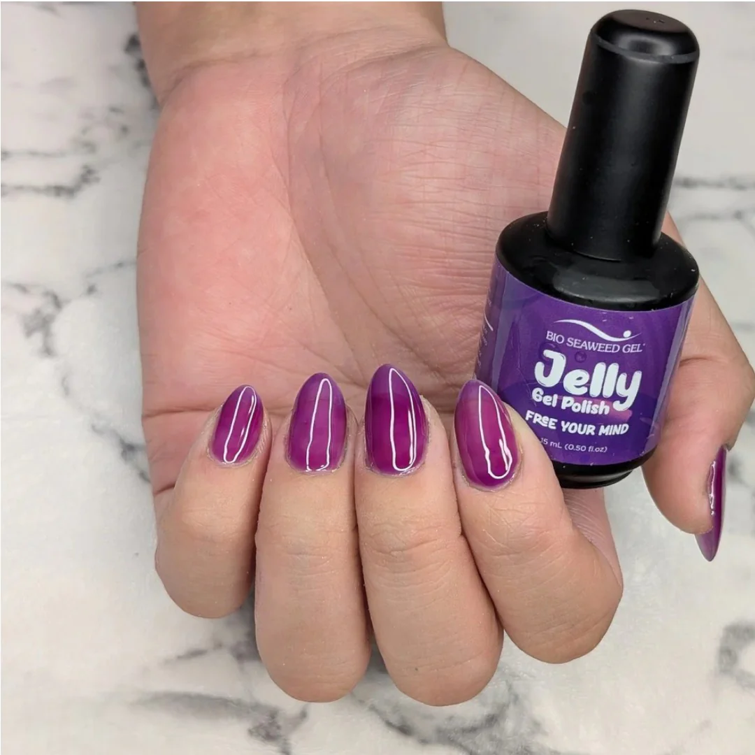 Bio Seaweed Jelly Gel Polish - Free Your Mind #J12 - Image 4