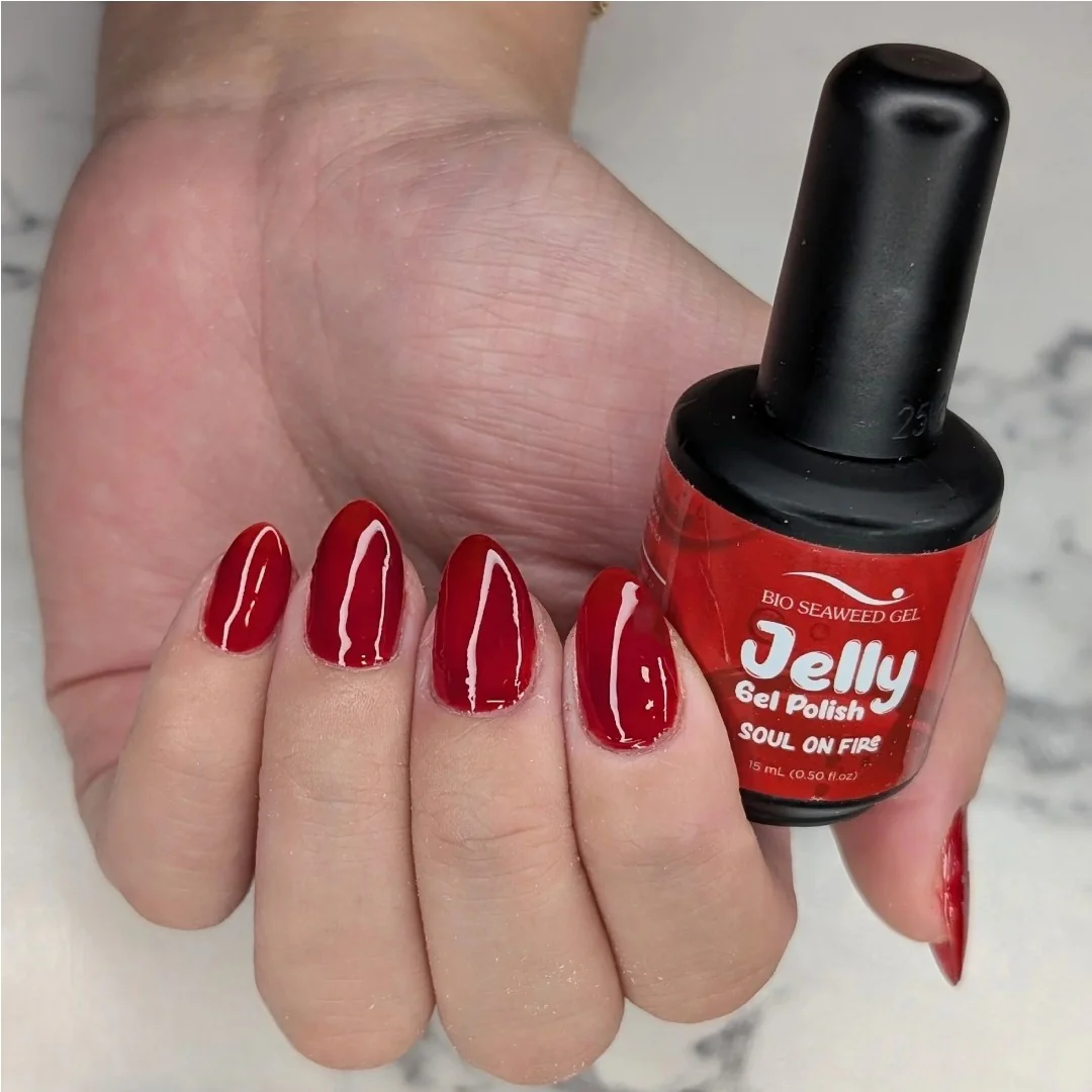 Bio Seaweed Jelly Gel Polish - Soul On Fire #J01 - Image 4