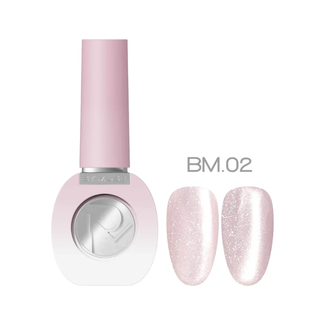 By Muse Cat Eye Gel Polish - Frosty Petal #BM02 - Image 2