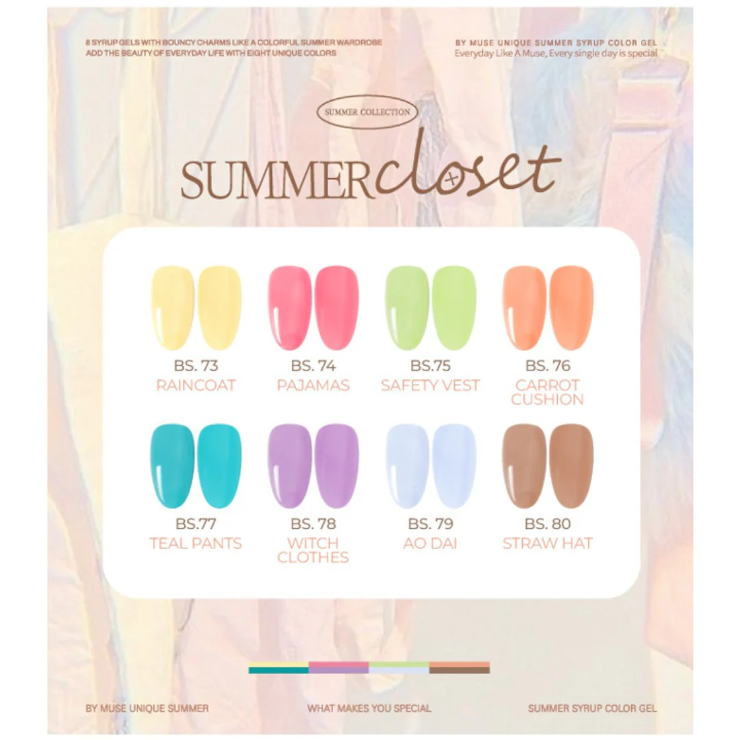 By Muse Syrup Gel Polish (HEMA-Free) - Ao Dai #BS79 - Image 2