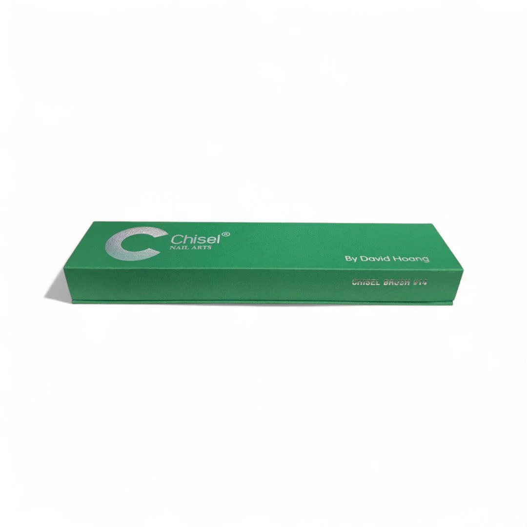 Chisel Acrylic Brush - Kolinsky Brush #14 - Image 2