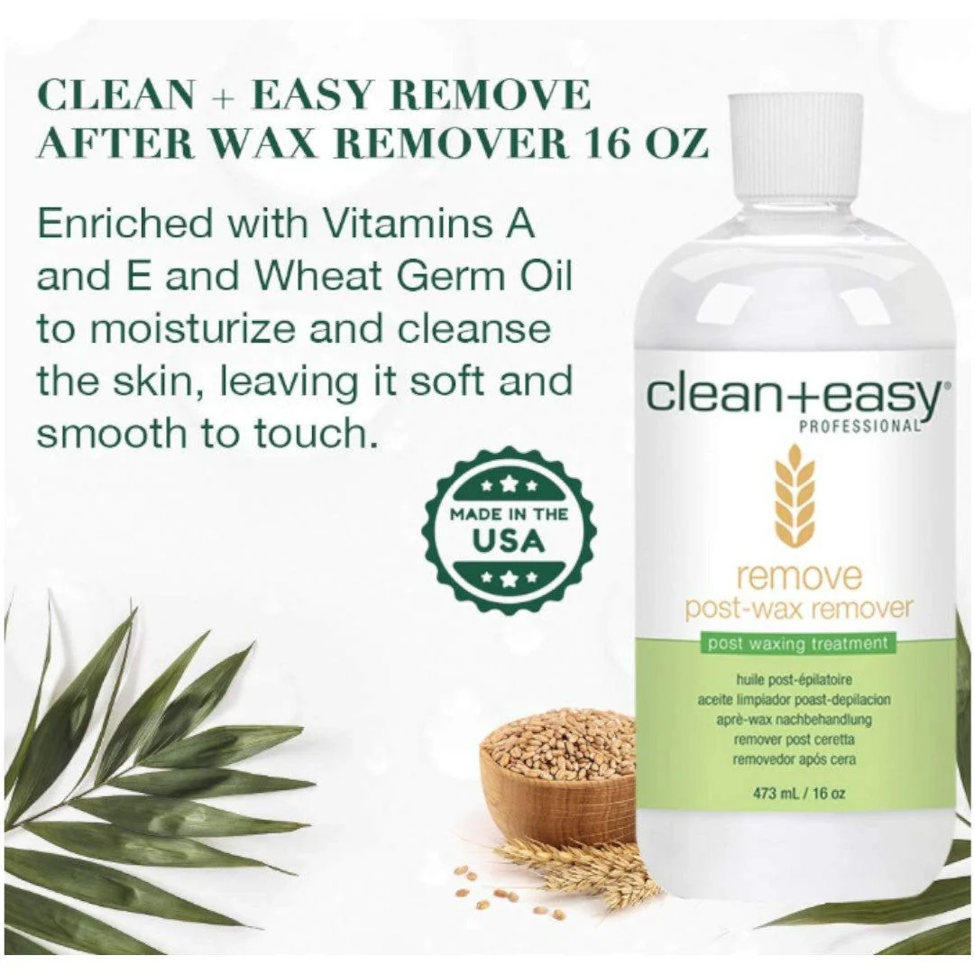 clean+easy "Remove" After Wax Cleanser 16oz #43605 - Image 3