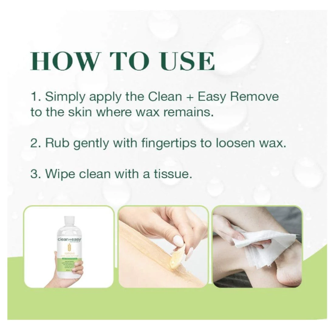 clean+easy "Remove" After Wax Cleanser 16oz #43605 - Image 5