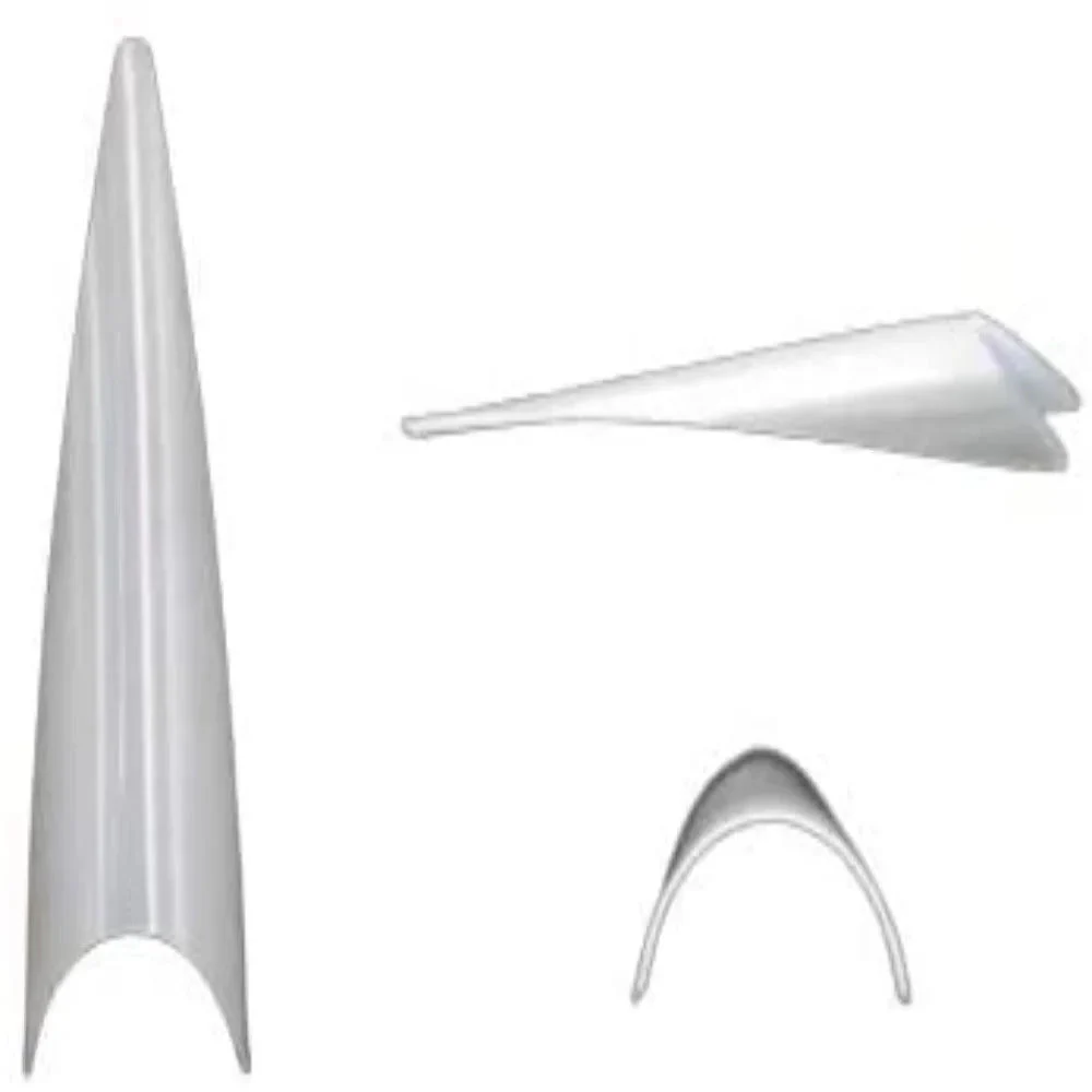 CNBS Nail Tips Box - Clear Stiletto (500pcs)