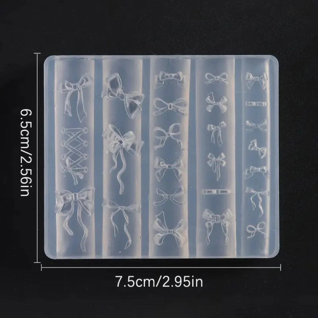 CNBS 3D Silicone Mould – Mixed Bow Designs - Image 3