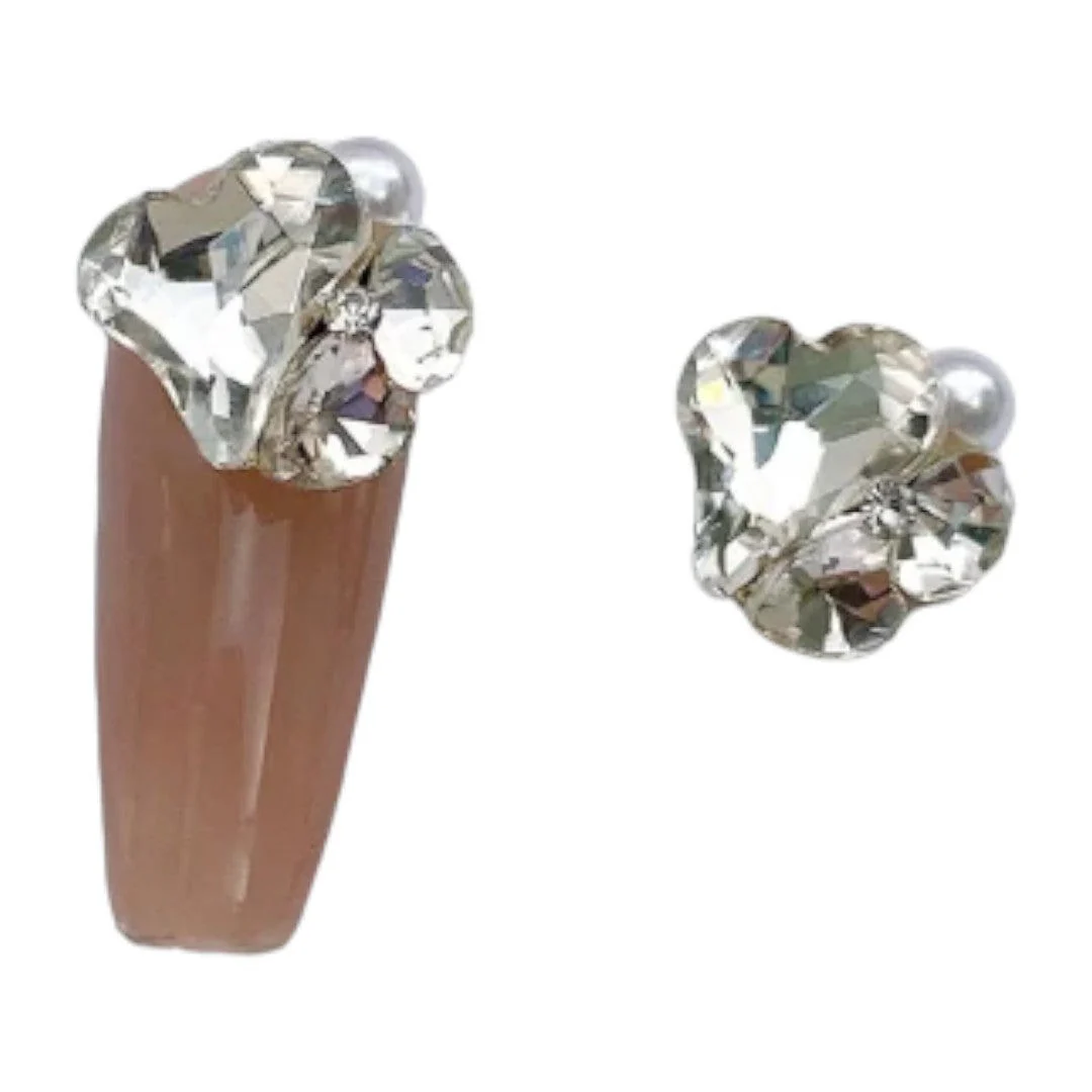 CNBS Nail Charms - White Crystal Clusters 5pcs - Image 19