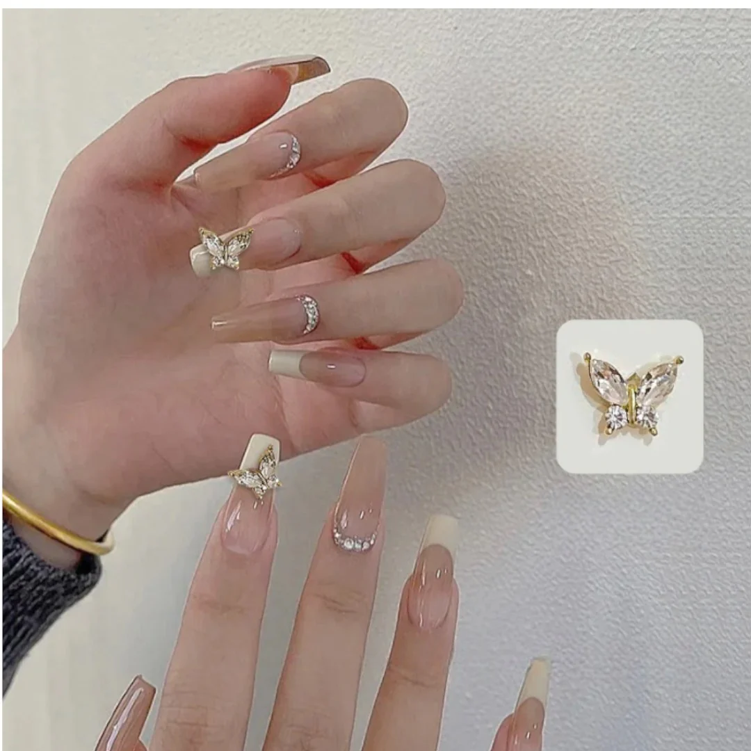 CNBS Rhinestones - Crystal Butterflies 5pcs - Image 3