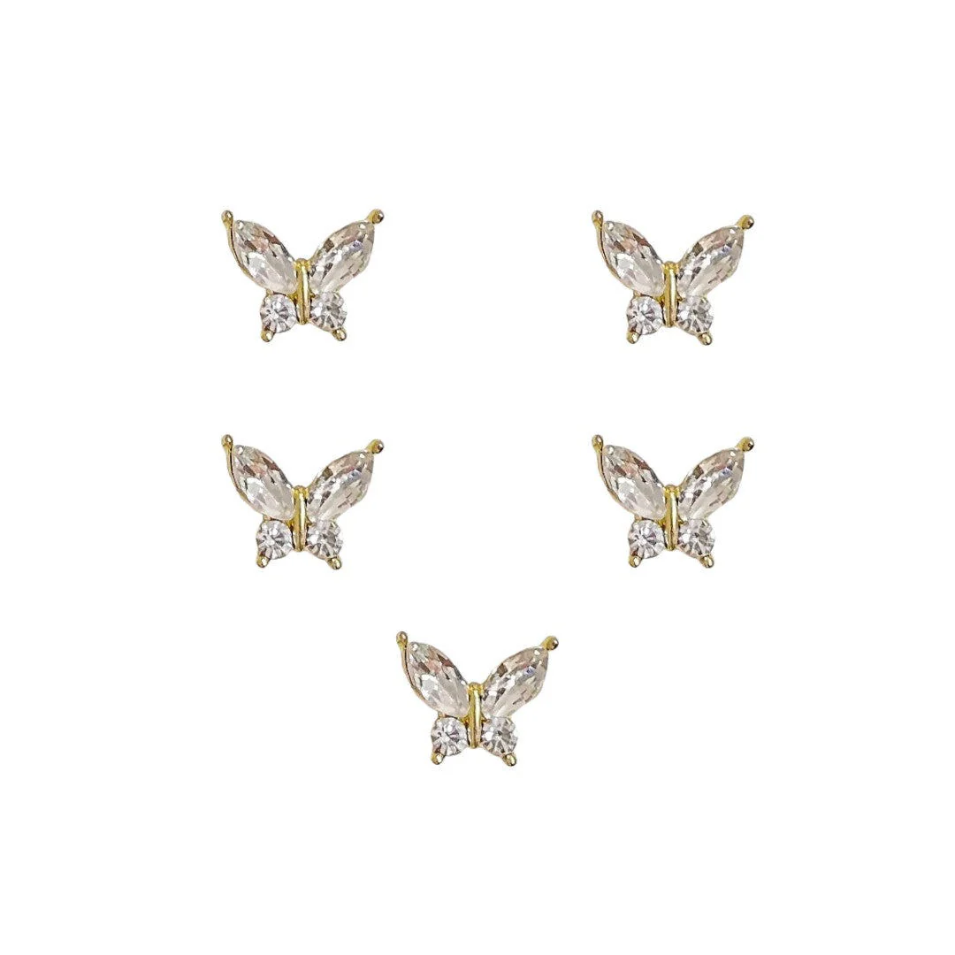 CNBS Rhinestones - Crystal Butterflies 5pcs - Image 5