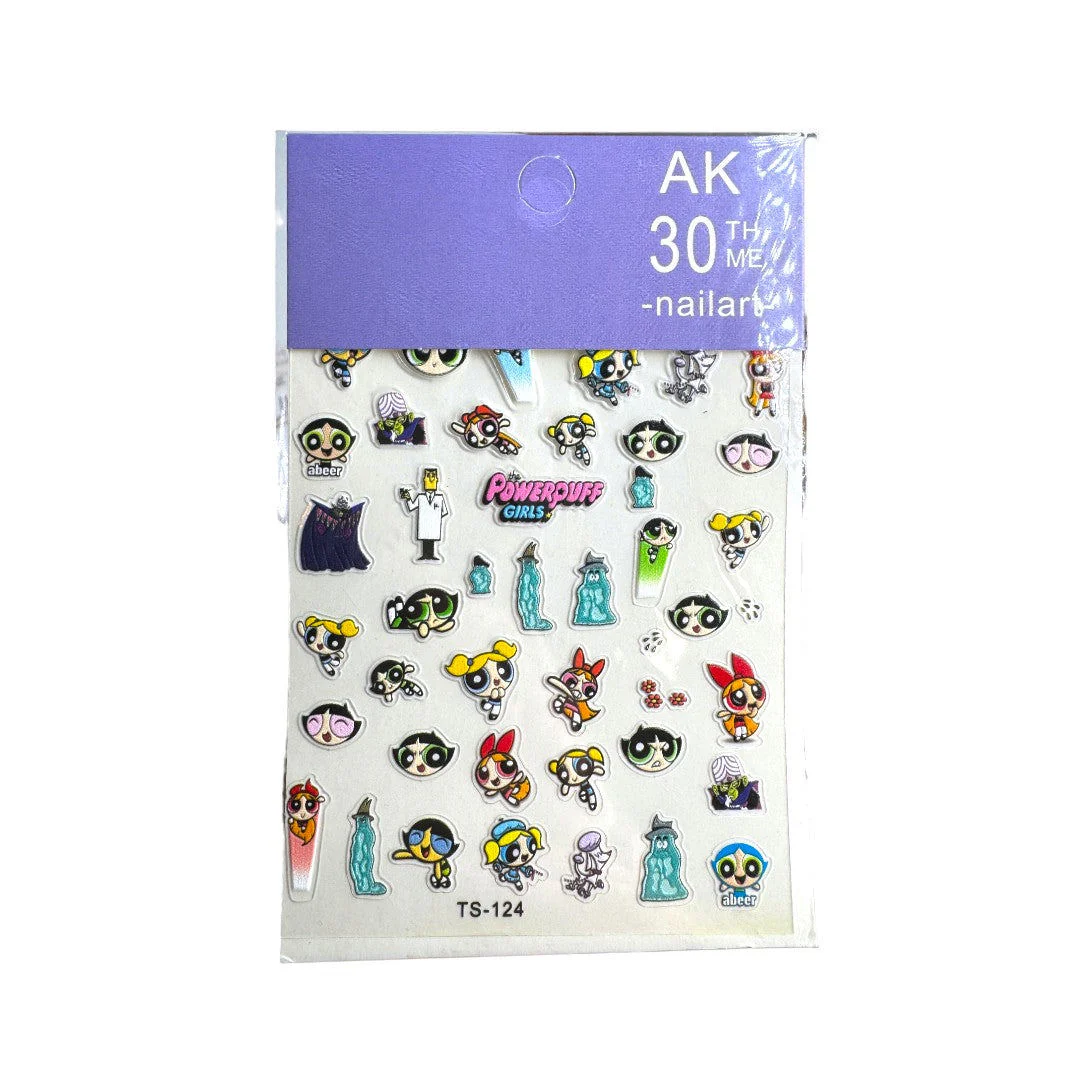 CNBS Nail Stickers - Powerpuff Girls #TS124