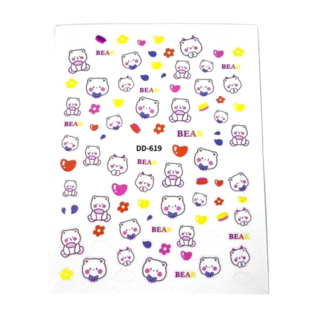 CNBS Nail Stickers - Cute Characters - Image 3