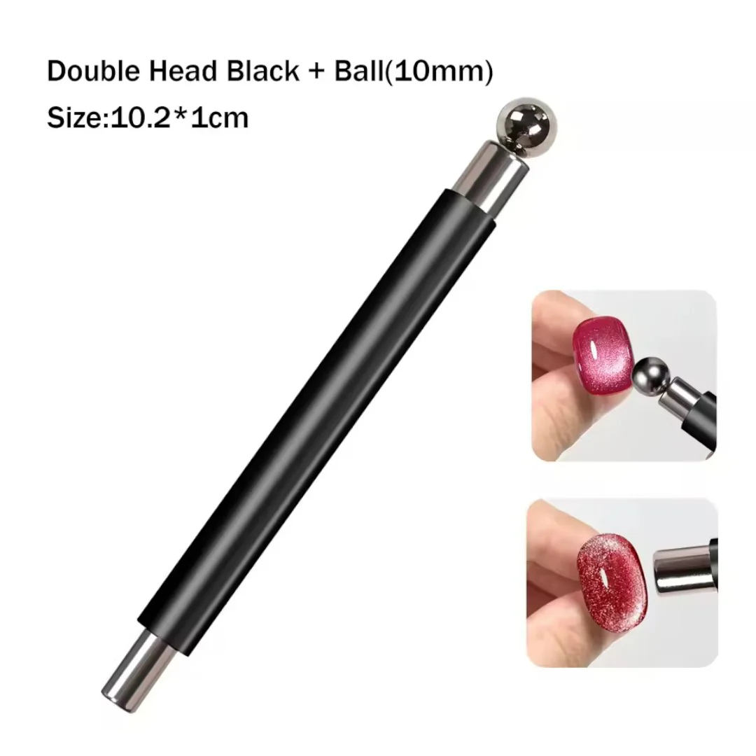 CNBS Dual-Ended Magnet Stick with Round Ball Magnet - Black - Image 2