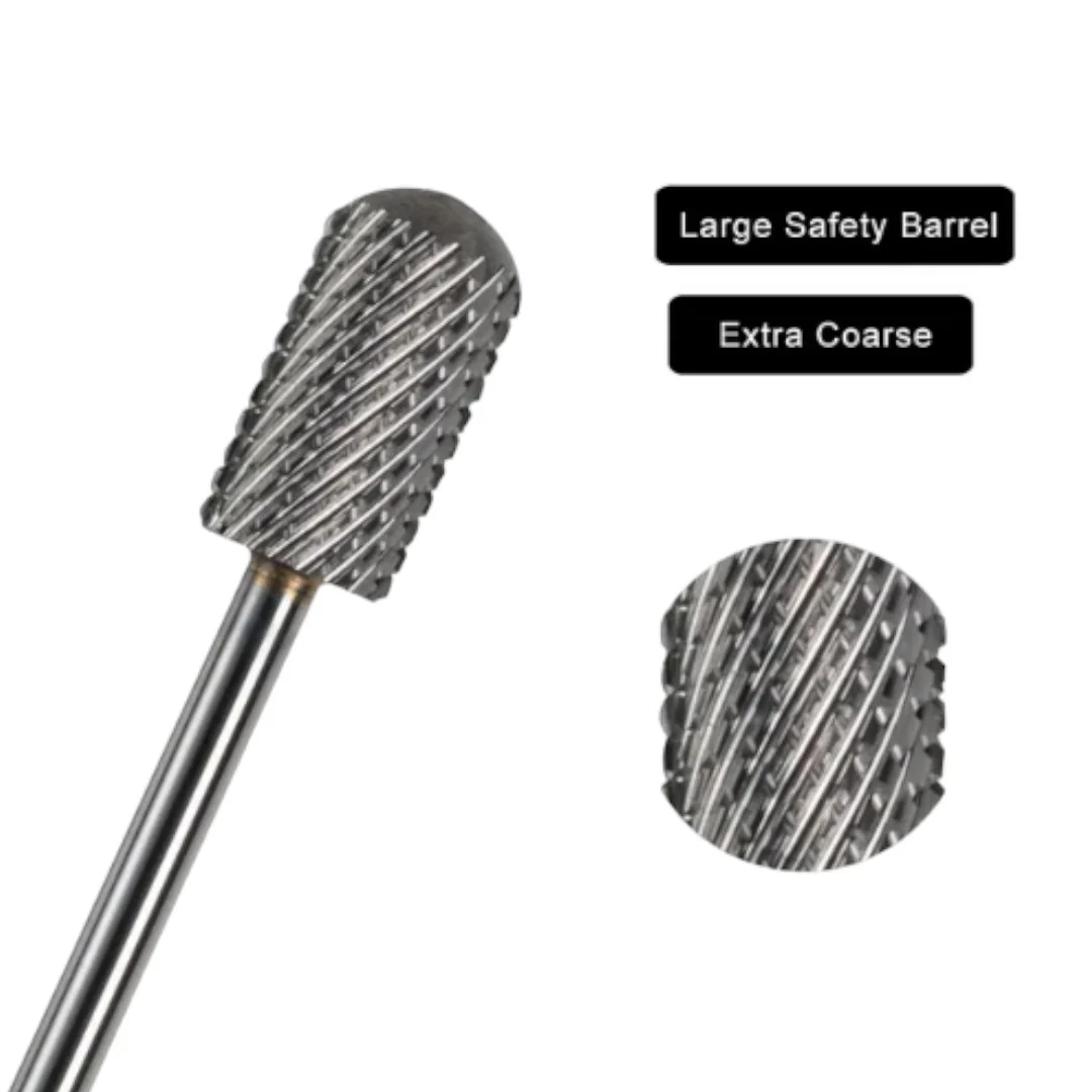 CNBS Nail Drill Bits - Large Barrel Smooth Top 3/32