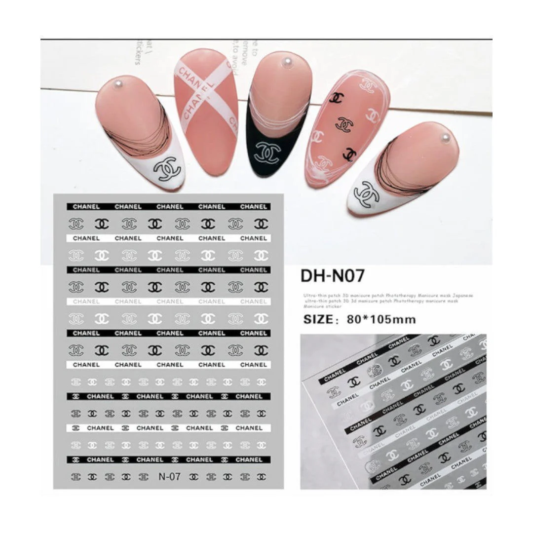 CNBS Nail Stickers - Fashion Brands - Image 15