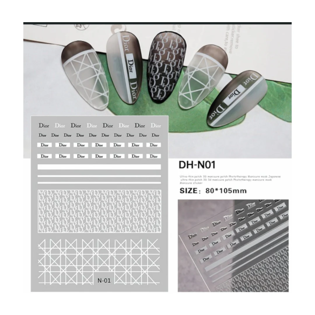CNBS Nail Stickers - Luxury Brands