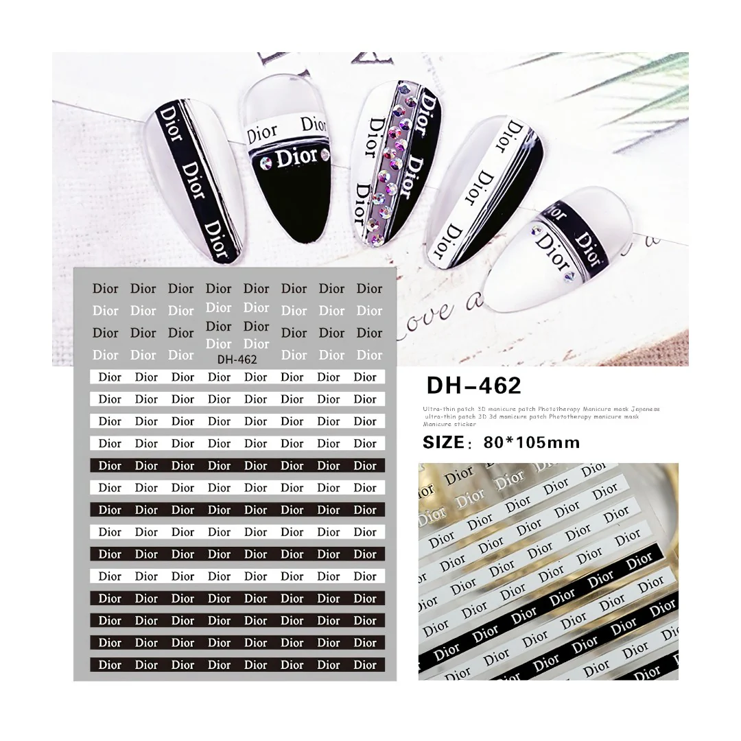 CNBS Nail Stickers - Luxury Brands - Image 2