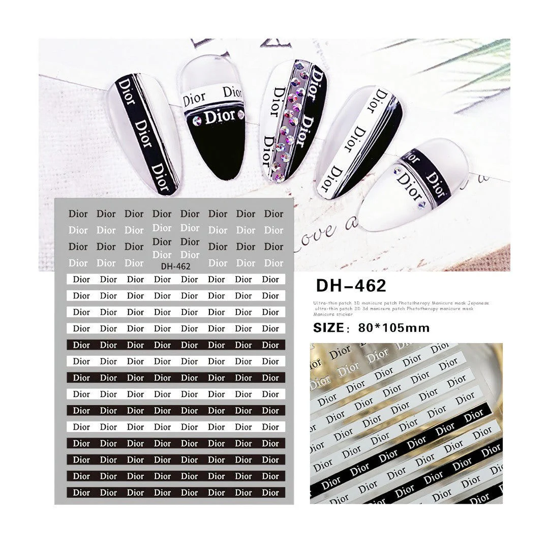 CNBS Nail Stickers - Luxury Brands - Image 6