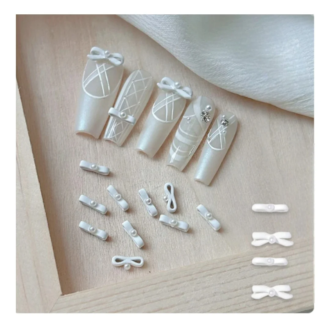 CNBS Nail Charms - Silk Ribbon Bows - Image 2