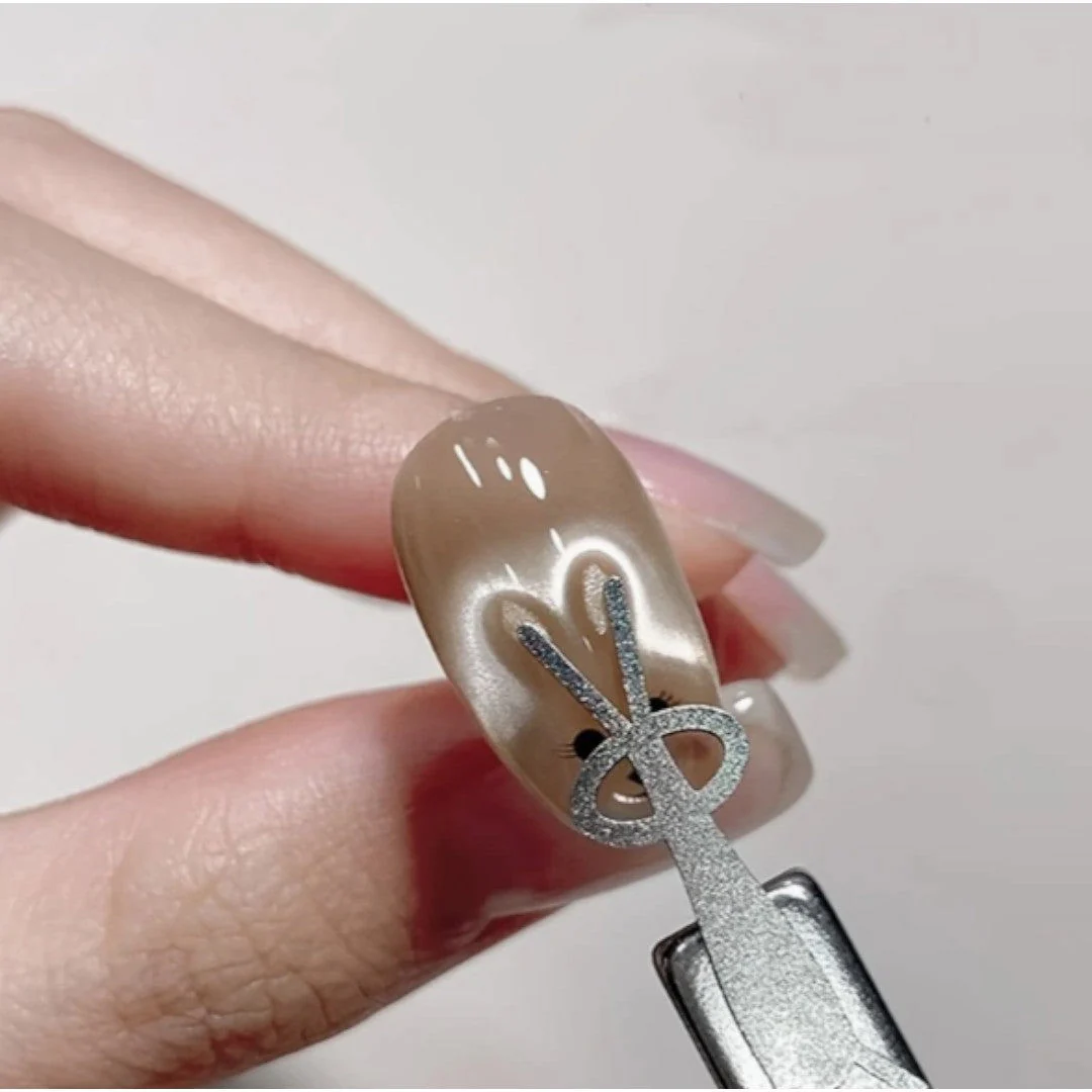 CNBS Nail Art Tools - Bunny Cat Eye Magnet (3 Pieces) - Image 3