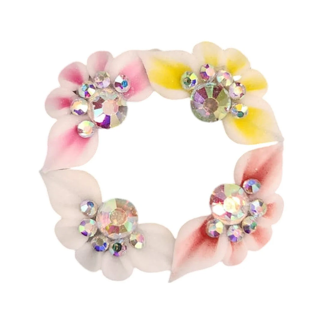 CNBS Nail Charms - 3D Handmade Acrylic Flower Varied Style 4Pcs - Image 9