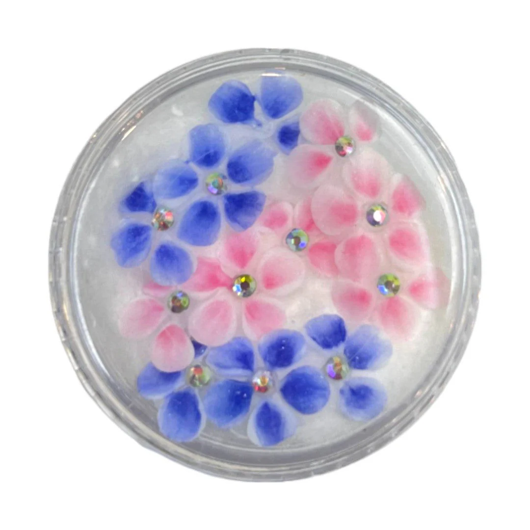 CNBS Nail Charms - 3D Handmade Acrylic Flowers 4pcs - Image 13