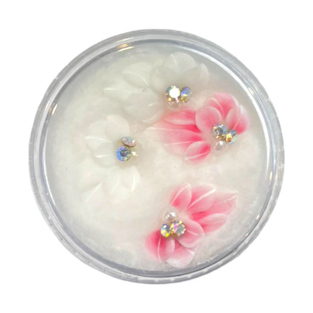 CNBS Nail Charms - 3D Handmade Acrylic Flowers 4pcs - Image 15