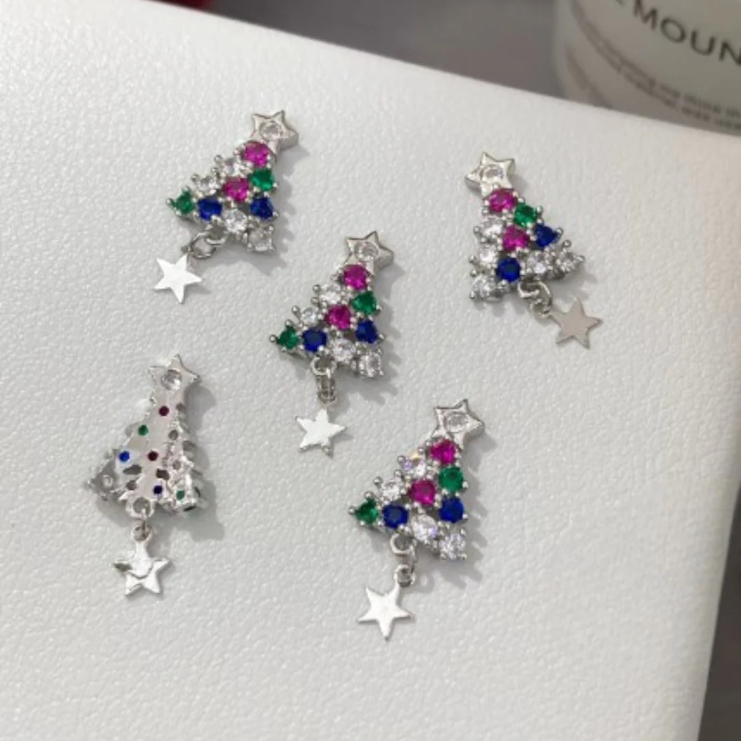 CNBS Nail Charms - Christmas Tree (5pcs) - Image 4
