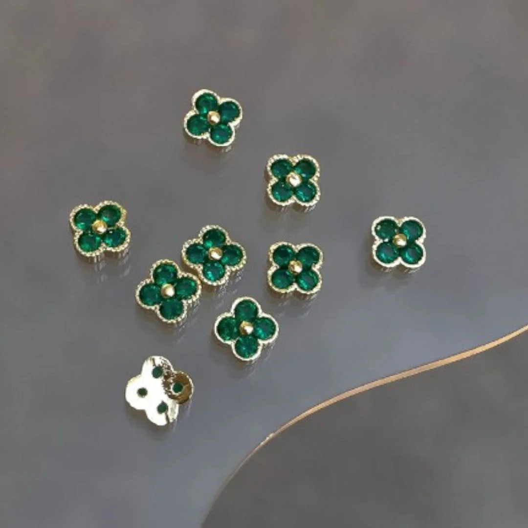 CNBS Nail Charms - Crystal Flower (5pcs) - Image 6