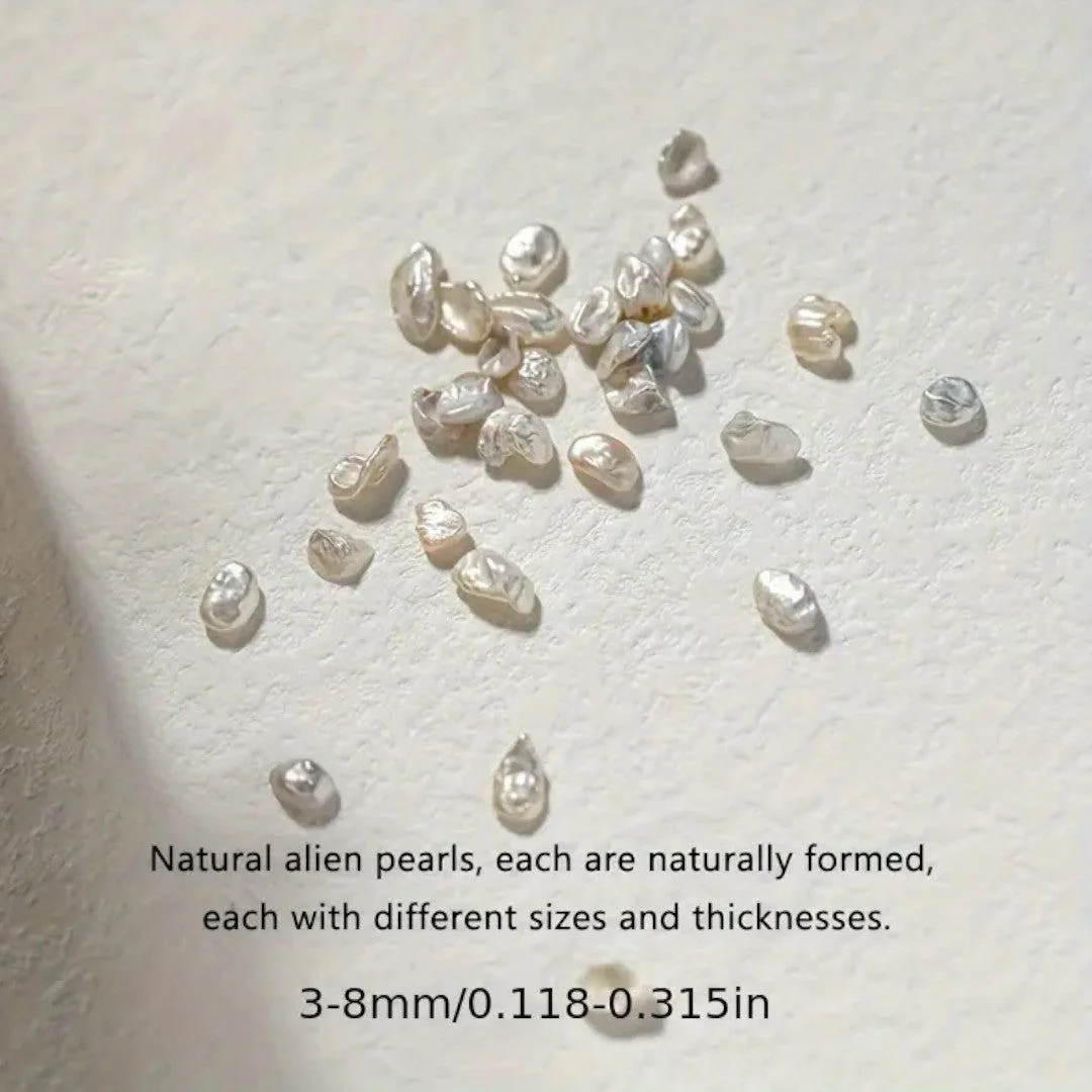 CNBS Nail Charms - White Crystal Clusters 10pcs - Image 2