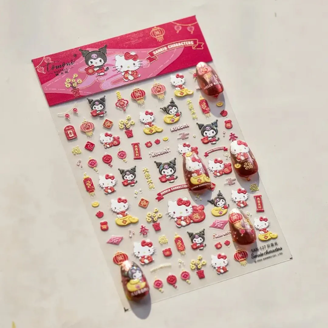 CNBS Nail Sticker - Lunar New Year x Sanrio Characters - Image 3