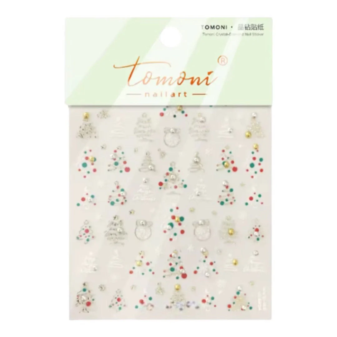 CNBS Nail Stickers - Christmas Tree & Snowflake - Image 10