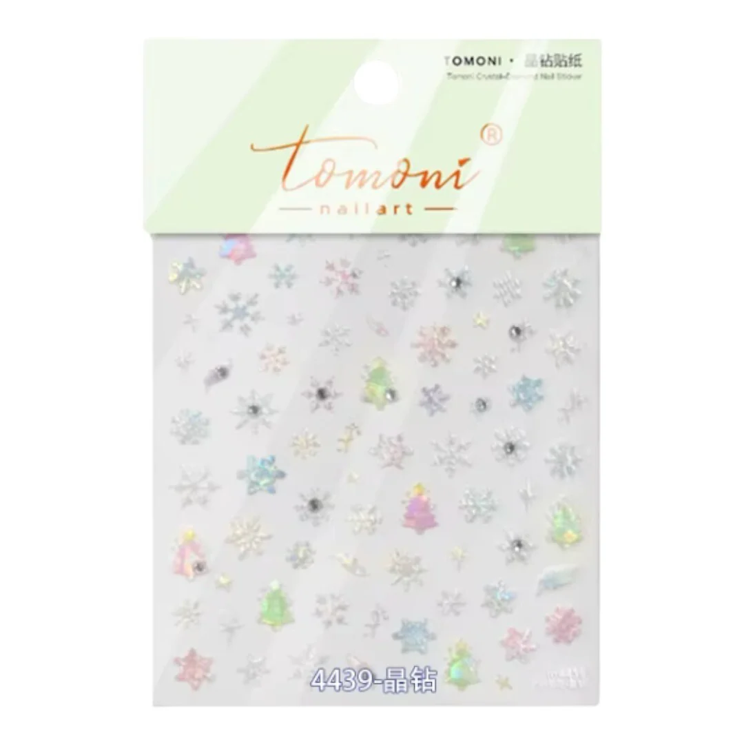 CNBS Nail Stickers - Christmas Tree & Snowflake - Image 3
