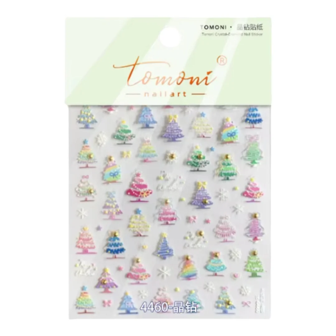 CNBS Nail Stickers - Christmas Tree & Snowflake - Image 4
