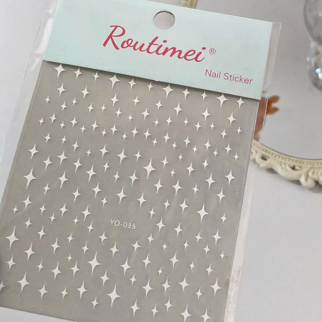CNBS Nail Stickers - Diamond Stars - Image 8